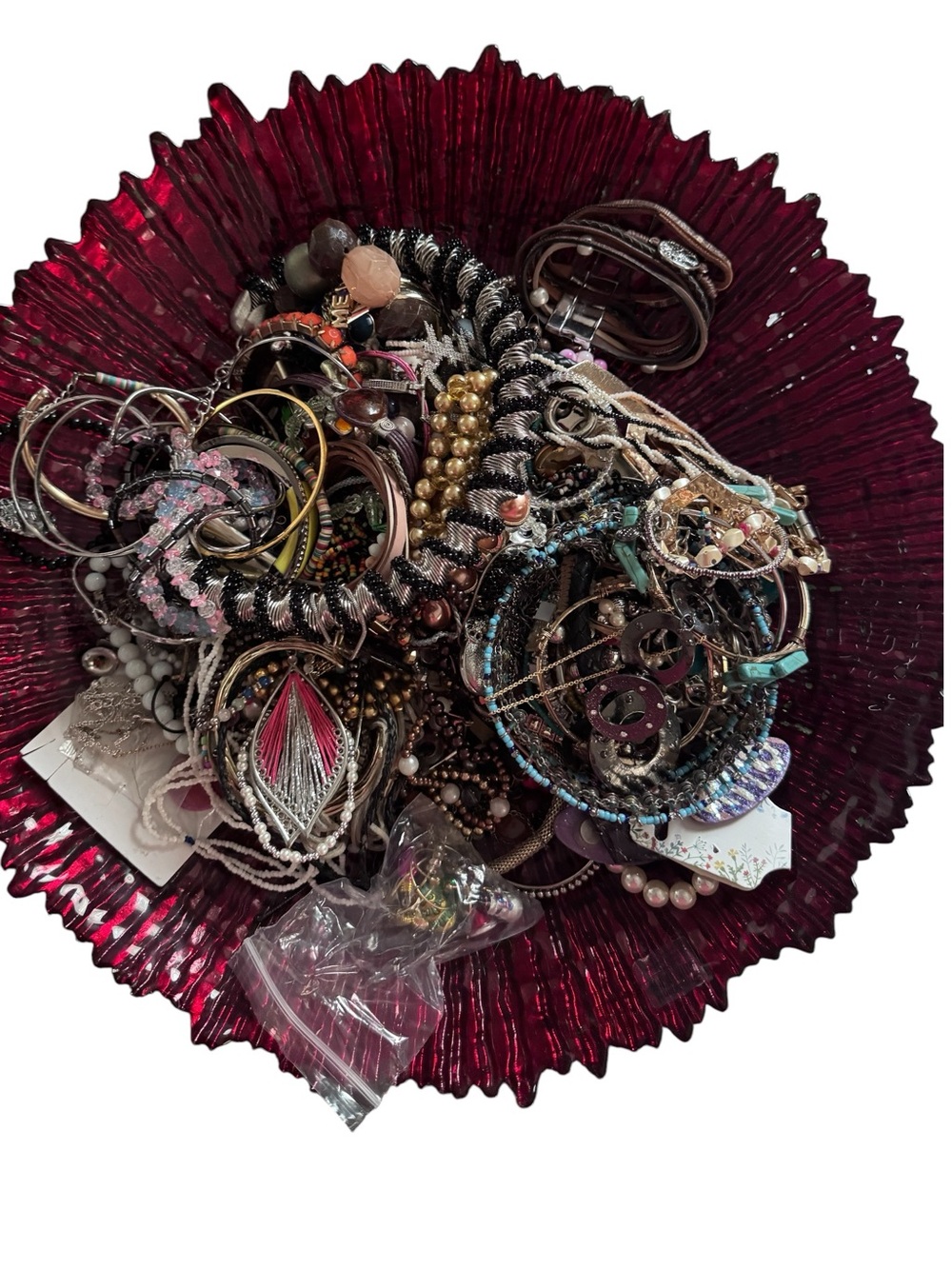 Mixed Craft/ junk Jewelry Lot almost 5 pounds! Crafting/ repair/ repurpose